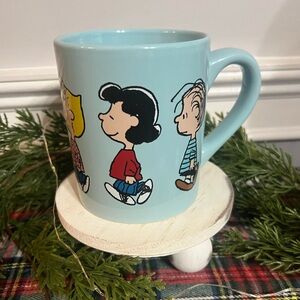 Peanuts Blue Mug with Iconic Characters